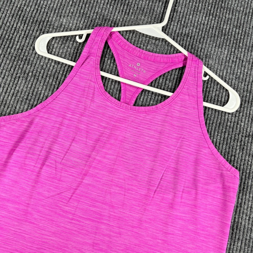 Athleta Tank Top Womens Size Medium Purple Sleeveless Workout Active Gym Yoga